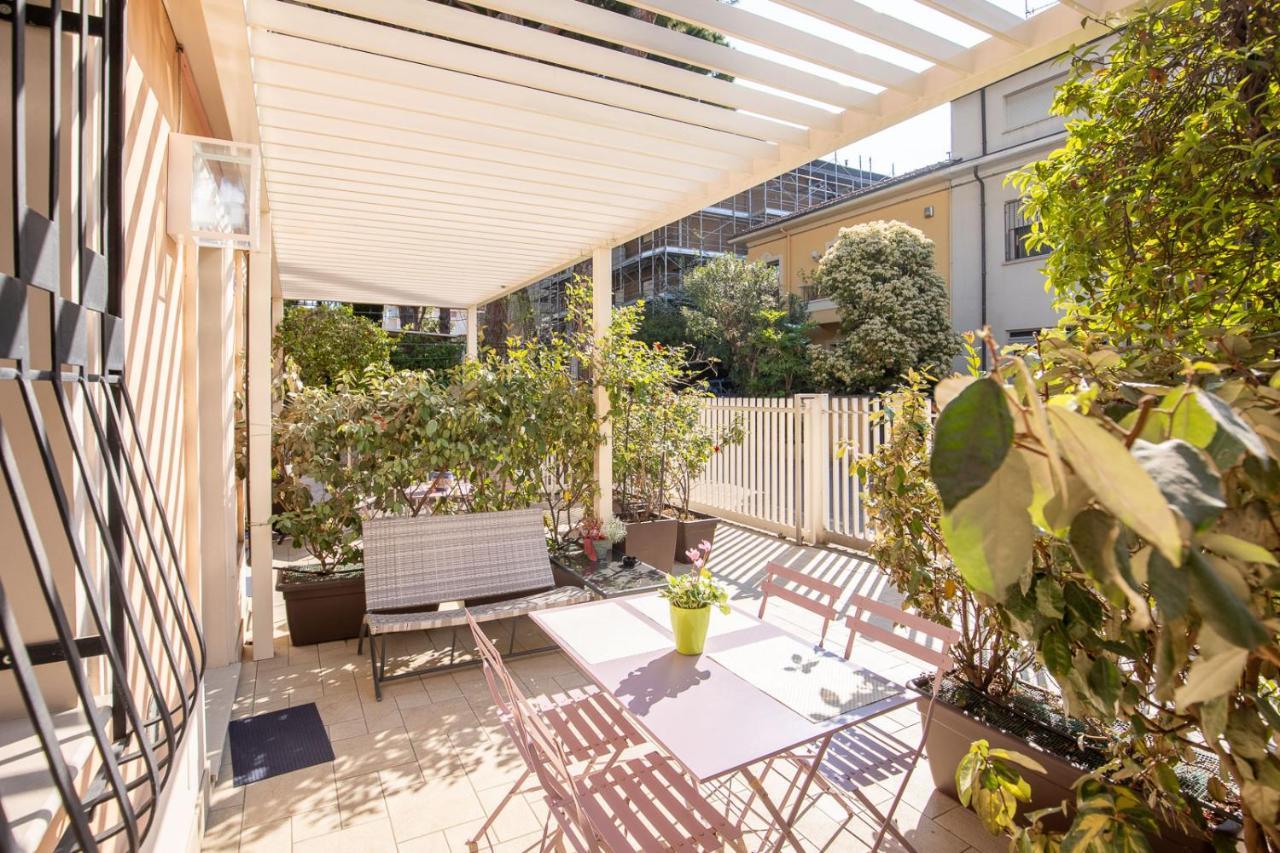 Bilocale Con Giardino A 200Mt Dal Mare - Homeunity Rimini Exteriör bild
